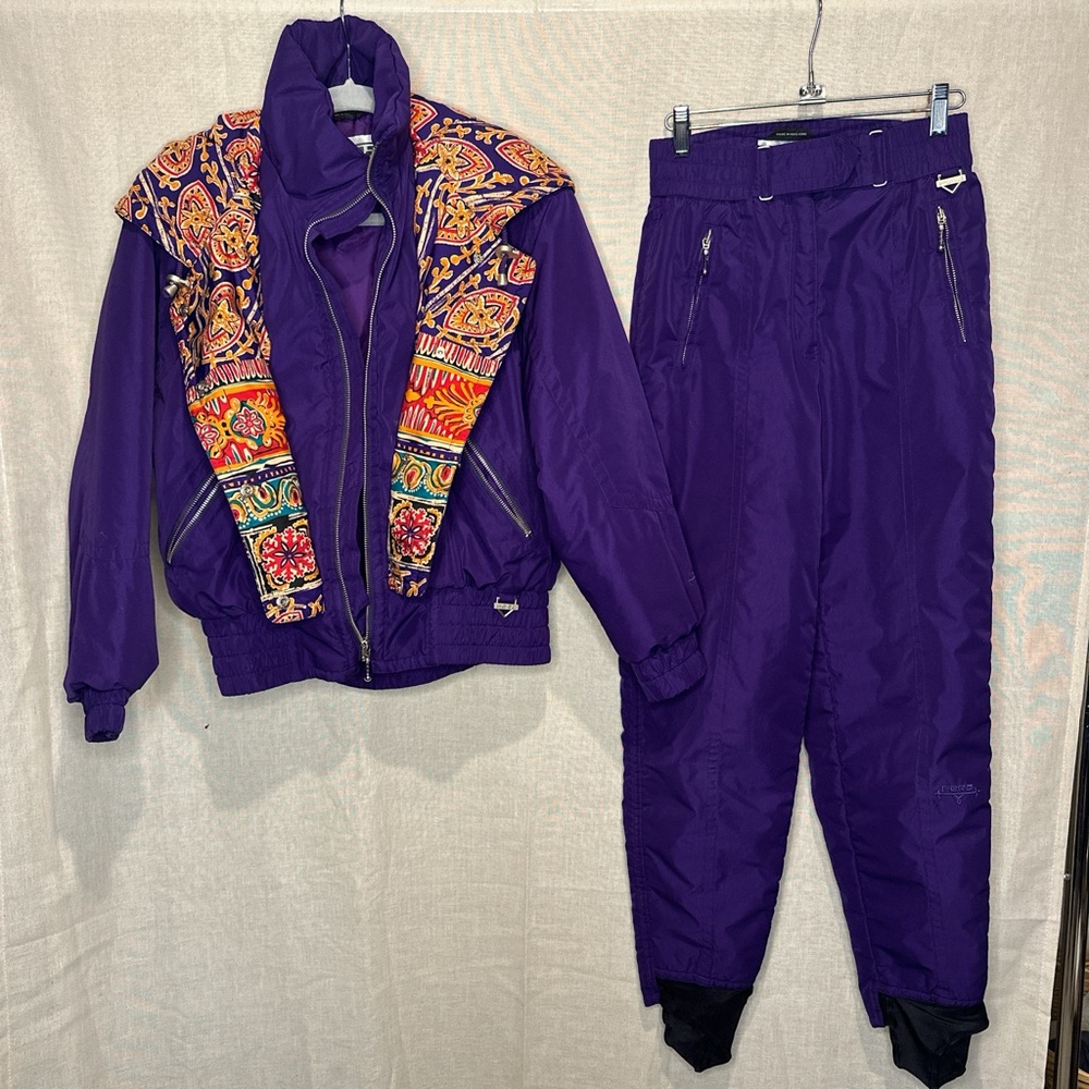 FERA Vintage Two Piece Ski Set Women’s Size 8